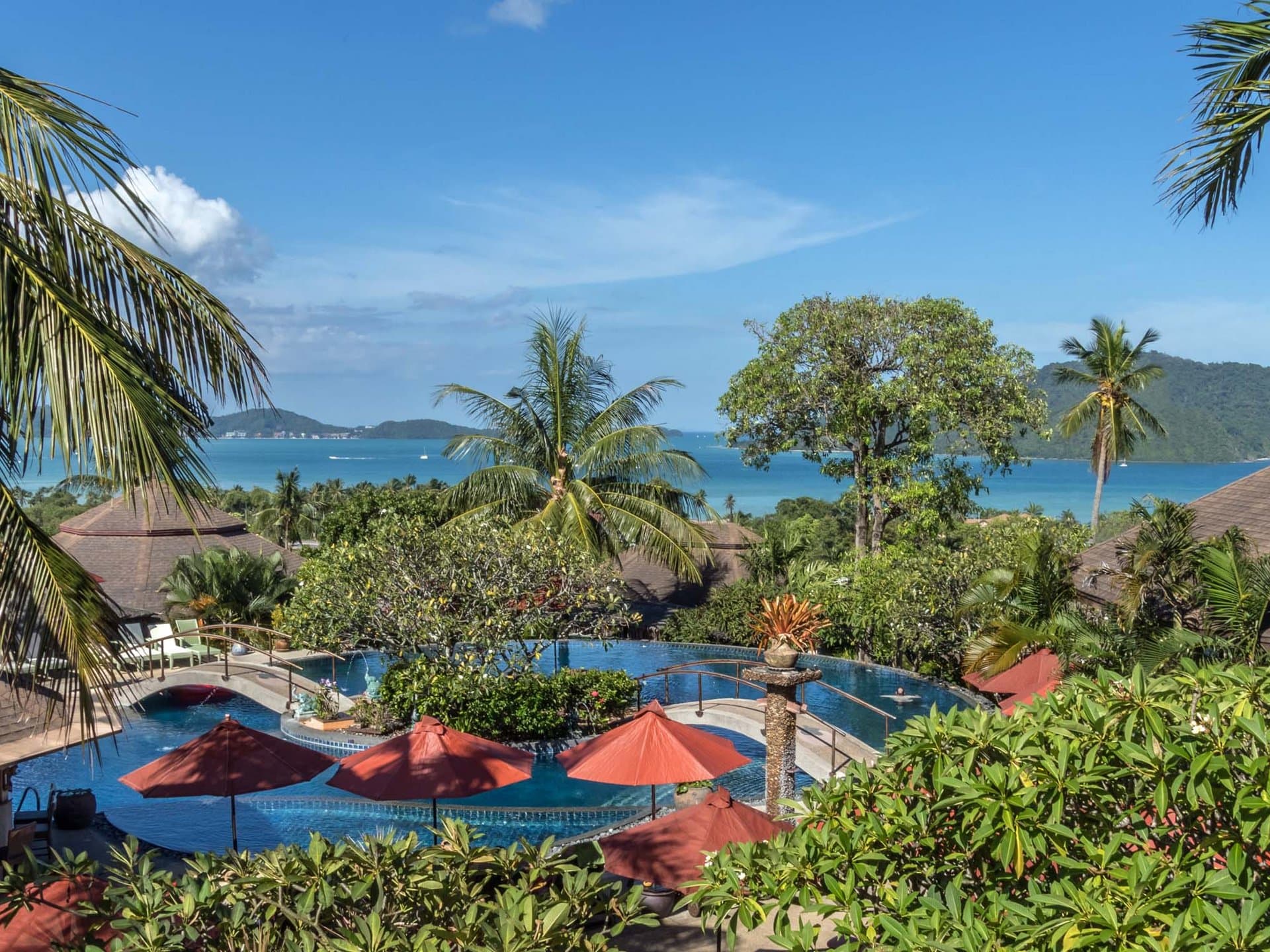 Mangosteen Ayurveda and Wellness Resort on a peaceful hillside in southern Phuket